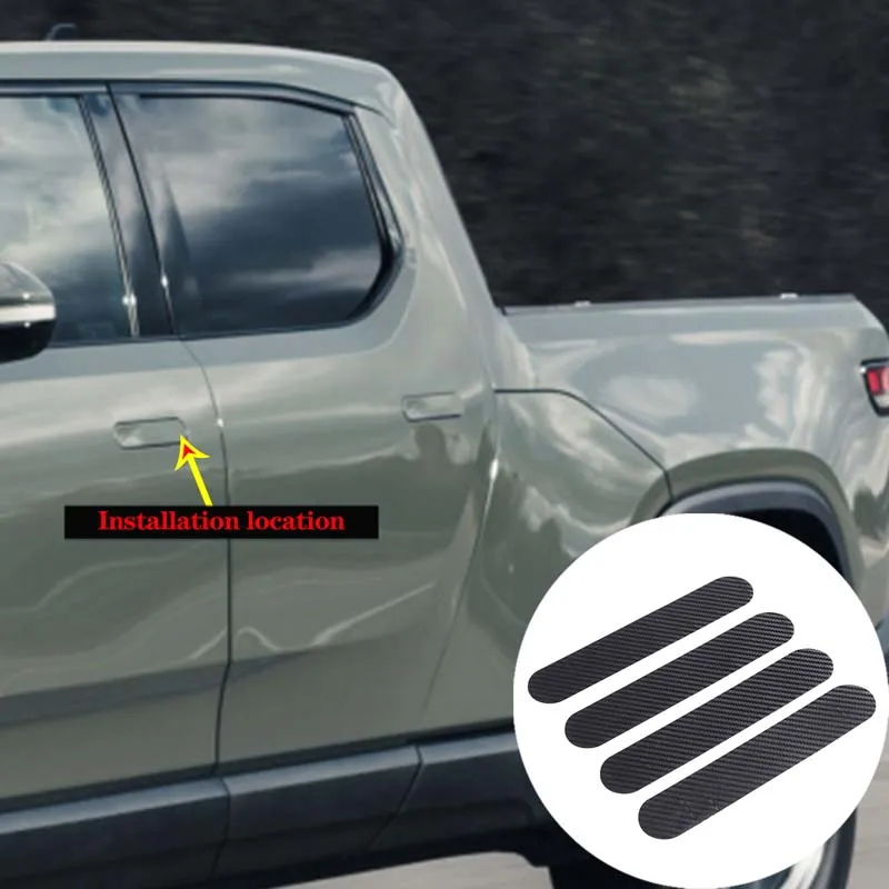 For RIVIAN R1T Car Styling Carbon Fiber Style Sticker Exterior Door Handle Center Pillar Sticker Car Exterior Modification
For RIVIAN R1T Car Styling Carbon Fiber Style Sticker Exterior Door Handle Center Pillar Sticker Car Exterior Modification