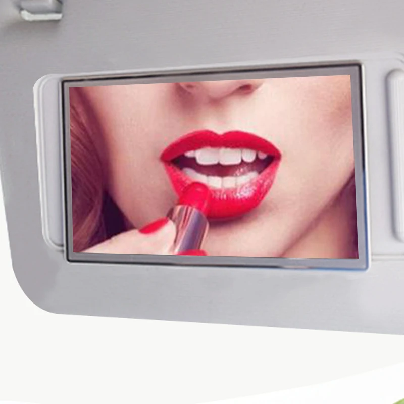 Зеркало для салона автомобиля из нержавеющей стали портативное зеркало макияжа
