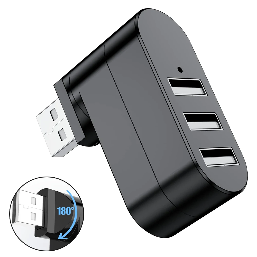 3 Port USB Port Splitter Hub Dock 90°-180° Degree Rotatable for Windows Laptop Xbox Wii PS3 PC MAC Book Tablet
3 Port USB Port Splitter Hub Dock 90°-180° Degree Rotatable for Windows Laptop Xbox Wii PS3 PC MAC Book Tablet
