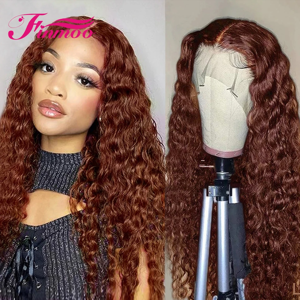 36 Inch Deep Curly Lace Front Human Hair Wig 13x4 Reddish Brown Lace Frontal Wig Human Hair Wigs For Women Brazilian Hair Remy
36 Inch Deep Curly Lace Front Human Hair Wig 13x4 Reddish Brown Lace Frontal Wig Human Hair Wigs For Women Brazilian Hair Remy