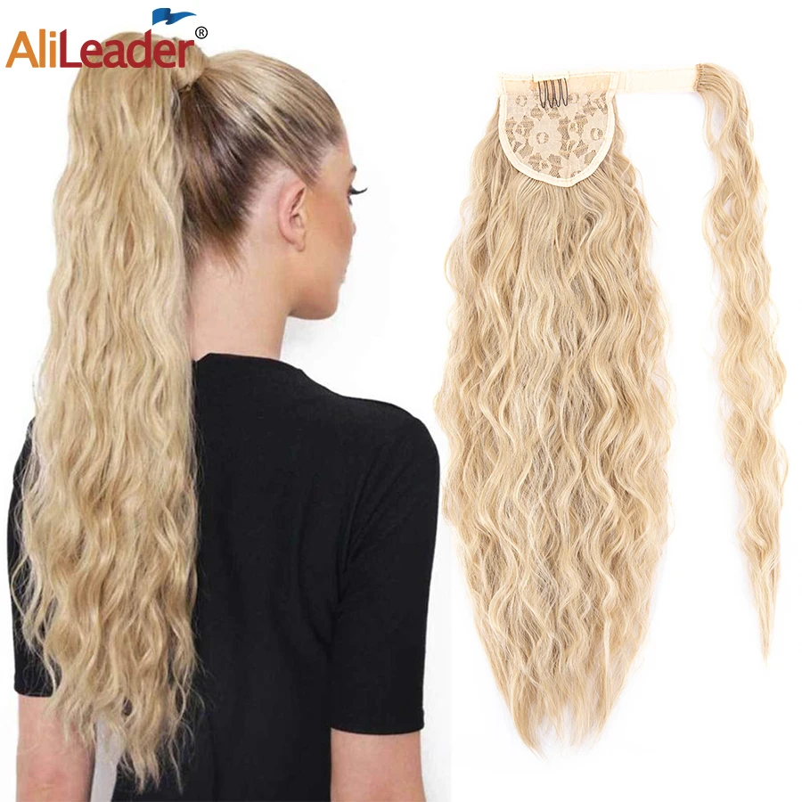 Synthetic Ponytail Long Corn Wavy Ponytail 22Inch Synthetic Wrap Around Ponytail Ombre Long Curly Wavy Ponytail For Black Women
Synthetic Ponytail Long Corn Wavy Ponytail 22Inch Synthetic Wrap Around Ponytail Ombre Long Curly Wavy Ponytail For Black Women