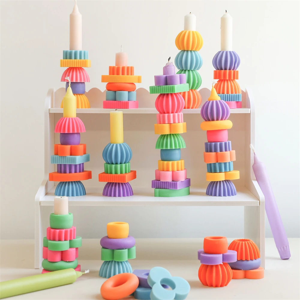 9pcs Stackable Silicone Candle Mold 2.2cm Geometric Silicone Scented Candle Moulds For Home Decor
9pcs Stackable Silicone Candle Mold 2.2cm Geometric Silicone Scented Candle Moulds For Home Decor