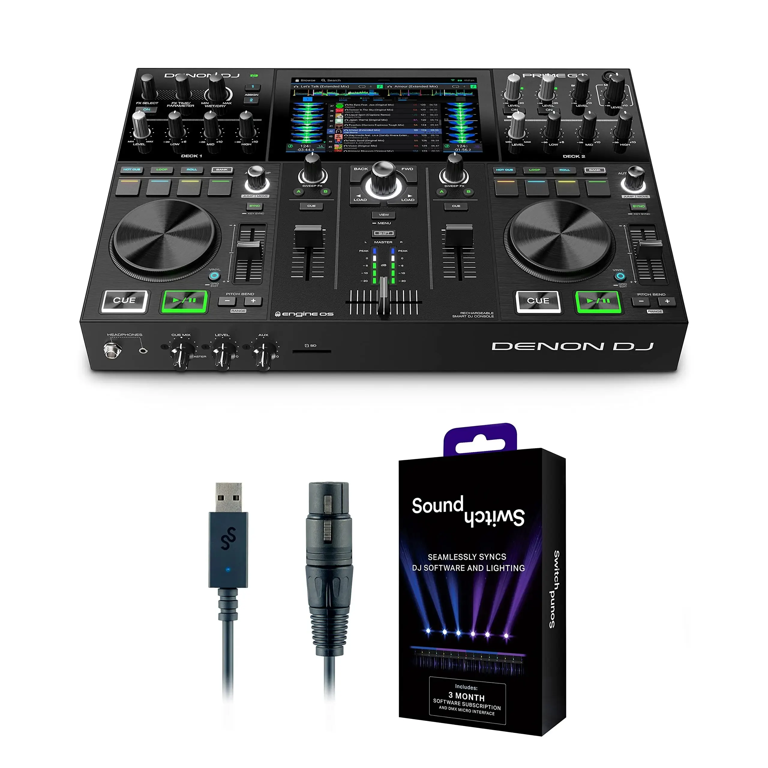 BIG DISCOUNT SALES NEW Denon DJ Prime GO Rechargeable DJ System with Touchscreen & Wi-Fi
BIG DISCOUNT SALES NEW Denon DJ Prime GO Rechargeable DJ System with Touchscreen & Wi-Fi