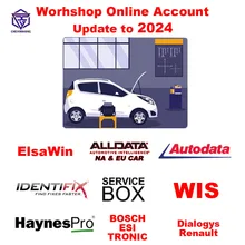 2024 Workshop Online Account for Alldata Autodata Alldata Elsa Win Haynes PRO WIS Service Box All Data Auto Repair Software