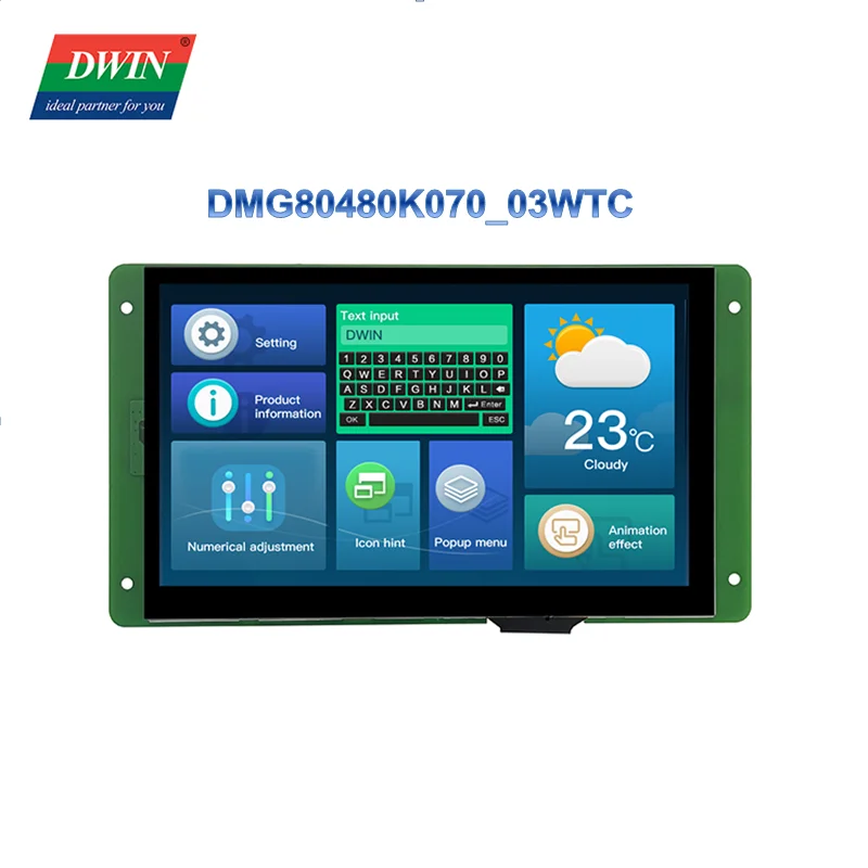 Горячая Распродажа DWIN ЖК TFT дисплей 7,0 дюйма/800*480/HMI/16,7 М цвета/TN/медицинская сенсорная панель
Горячая Распродажа DWIN ЖК TFT дисплей 7,0 дюйма/800*480/HMI/16,7 М цвета/TN/медицинская сенсорная панель