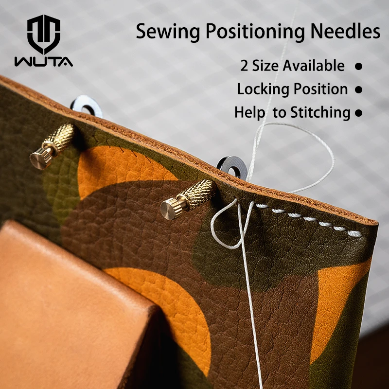 WUTA DIY Leather Craft Tools Leather Suture Positioning Needle Hand Sewing Position Located Tools Stitching Fixed Tool 10Pcs/Set
WUTA DIY Leather Craft Tools Leather Suture Positioning Needle Hand Sewing Position Located Tools Stitching Fixed Tool 10Pcs/Set