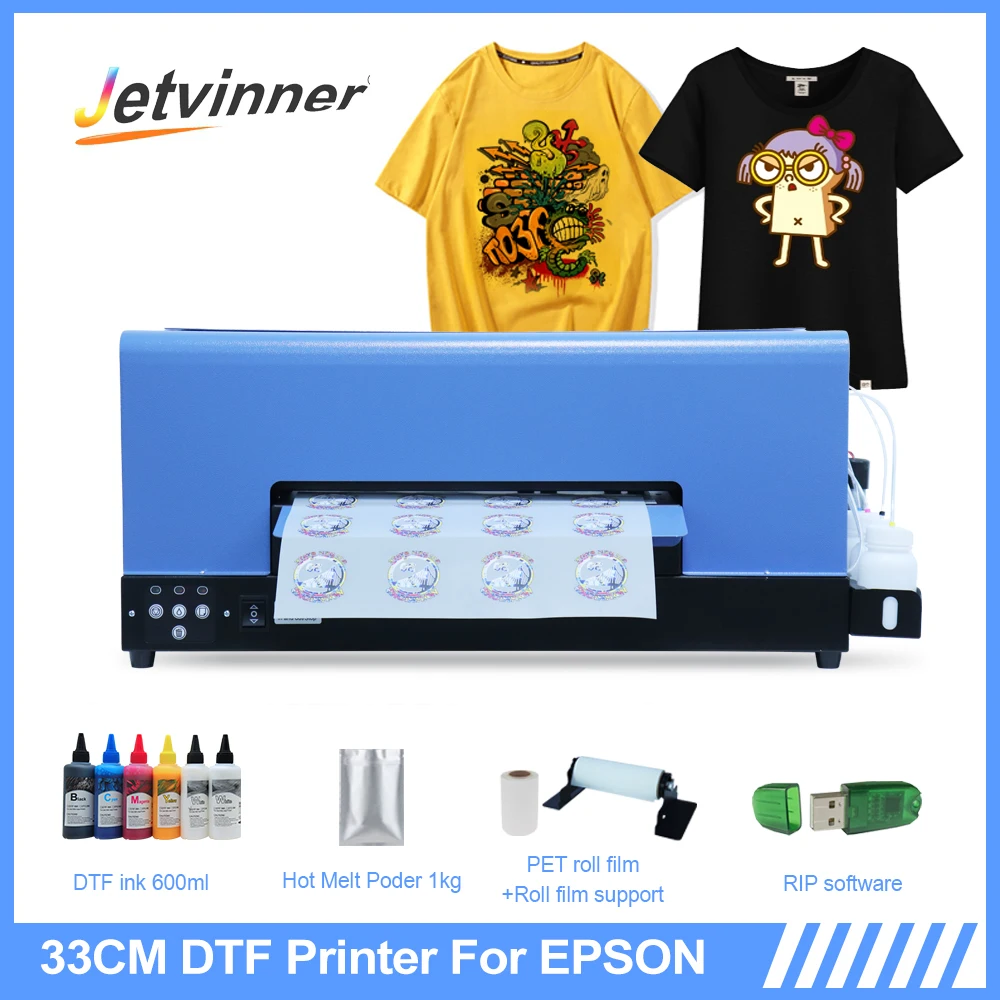 A3 DTF Printer For L805 A3 Tshirt Printing Machine Heat Transfer Pet Film DTF Printer for Cap Jeans Hoodies Printing
A3 DTF Printer For L805 A3 Tshirt Printing Machine Heat Transfer Pet Film DTF Printer for Cap Jeans Hoodies Printing