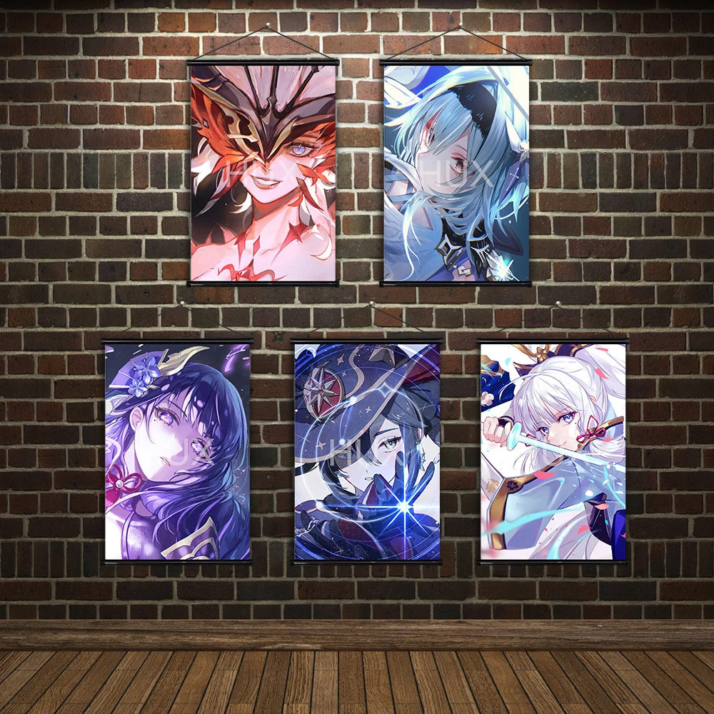 Genshin Impact Poster Hanging Scrolls Ganyu Hutao HD Wall Art Canvas Painting Picture Dormitory Cuadros Room Decoration Mural
Genshin Impact Poster Hanging Scrolls Ganyu Hutao HD Wall Art Canvas Painting Picture Dormitory Cuadros Room Decoration Mural