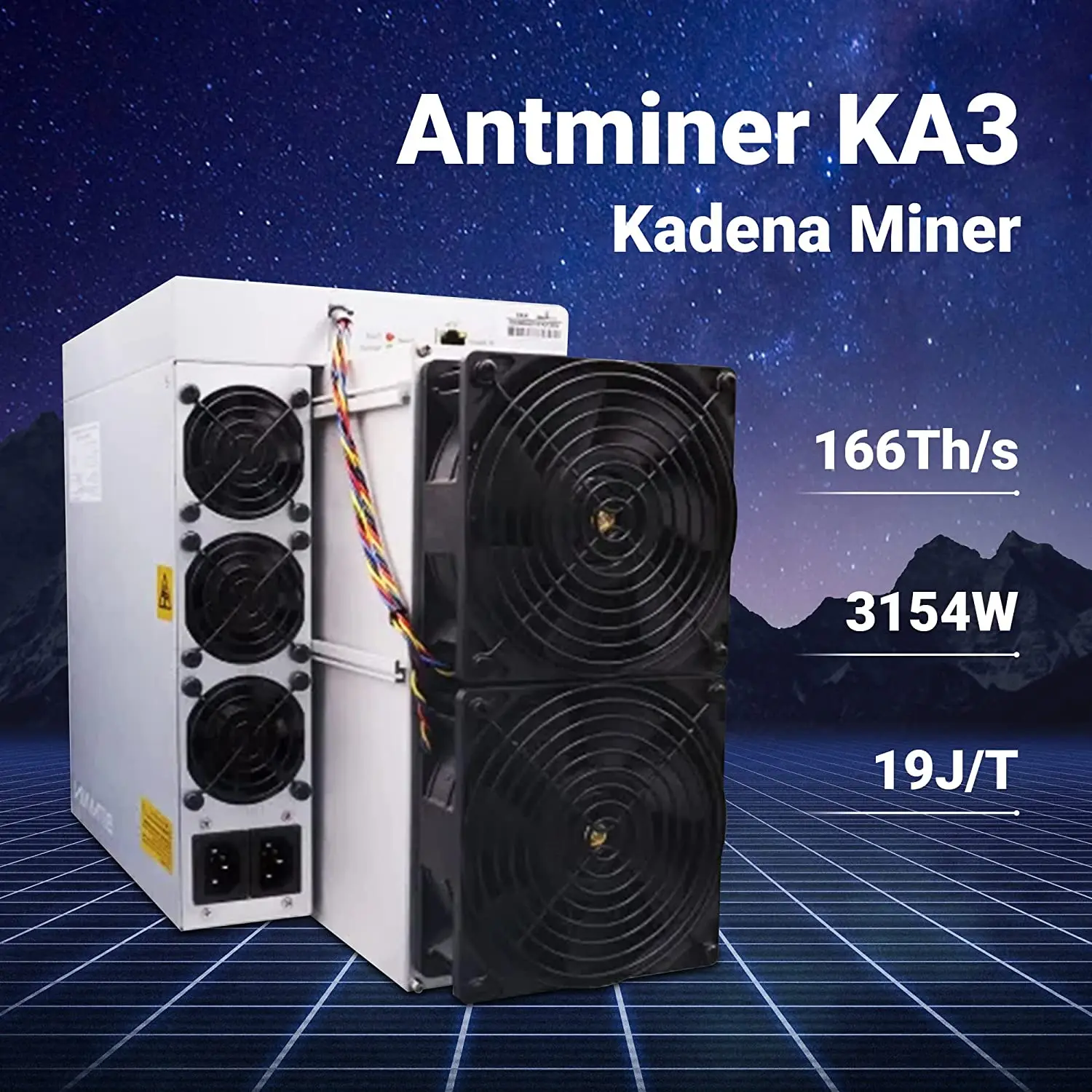 BUY 2 GET 1 FREE Antminer KA3 166TH/S Kadena Miner KDA Miner with Power Supply PSU, Most Powerful KDA Machine New
BUY 2 GET 1 FREE Antminer KA3 166TH/S Kadena Miner KDA Miner with Power Supply PSU, Most Powerful KDA Machine New