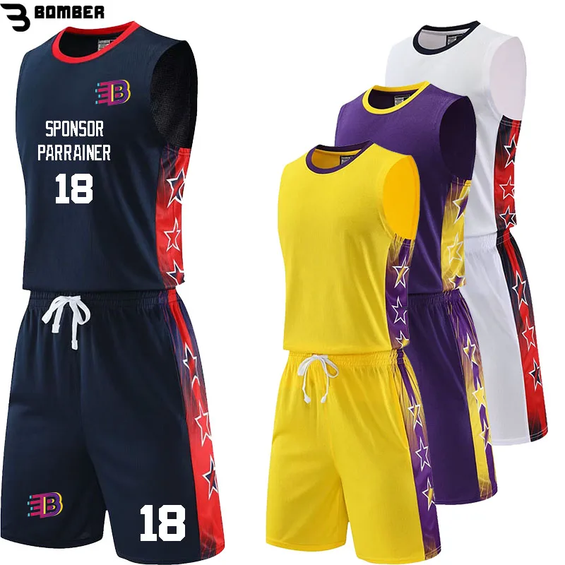 Custom Basketball New Season Jersey 100% Polyester Men Sleeveless Shirt And Shorts
Custom Basketball New Season Jersey 100% Polyester Men Sleeveless Shirt And Shorts