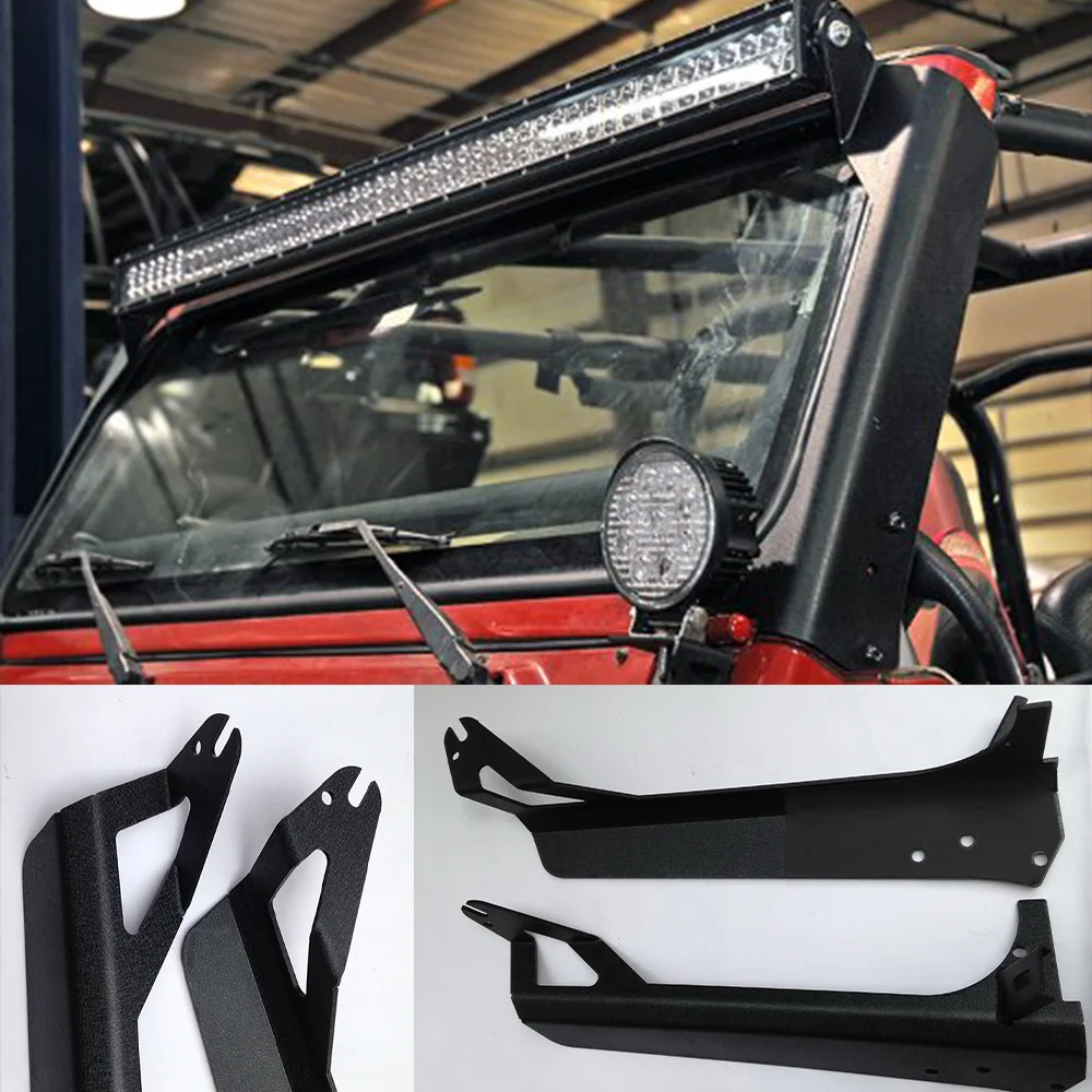 J133 52inch Windscreen Brackets LED Work Light Bar Holder Upper Roof Mounting Bracket For Jeep Wrangler TJ 1997- 2006
J133 52inch Windscreen Brackets LED Work Light Bar Holder Upper Roof Mounting Bracket For Jeep Wrangler TJ 1997- 2006