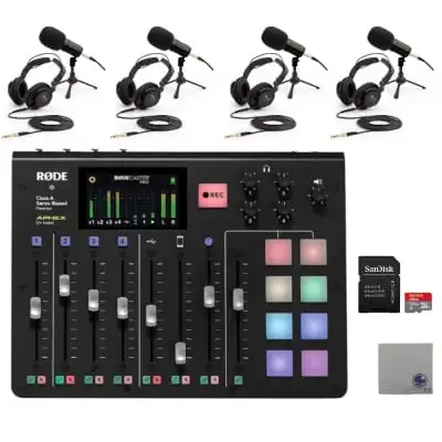Order 2 Get 1 Free Rode Microphones RODECaster Pro Integrated Podcast Production Console W-ACC KIT
Order 2 Get 1 Free Rode Microphones RODECaster Pro Integrated Podcast Production Console W-ACC KIT
