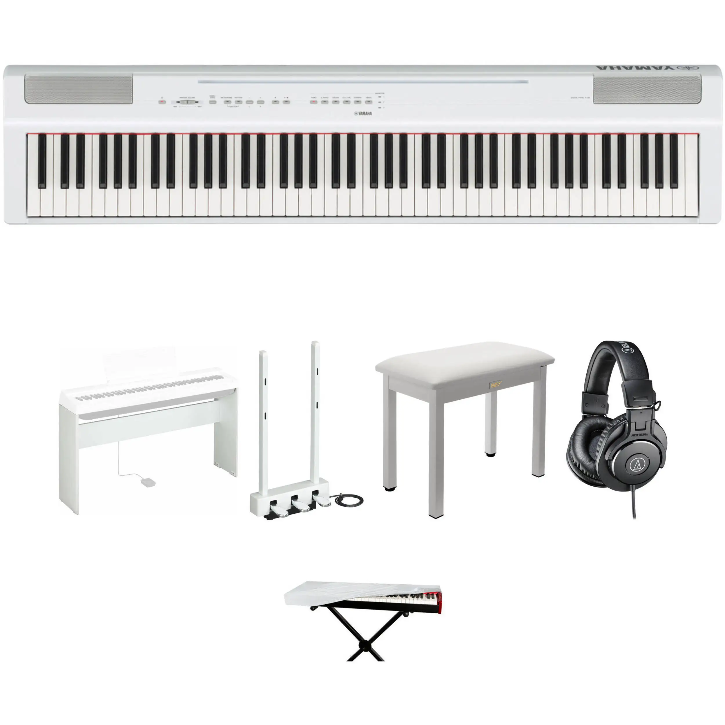 Официальная покупка 100%, получите 2 бесплатных цифровых фортепиано Yamaha P-125a 88 клавиш с подставкой и педалями, белого цвета
Официальная покупка 100%, получите 2 бесплатных цифровых фортепиано Yamaha P-125a 88 клавиш с подставкой и педалями, белого цвета