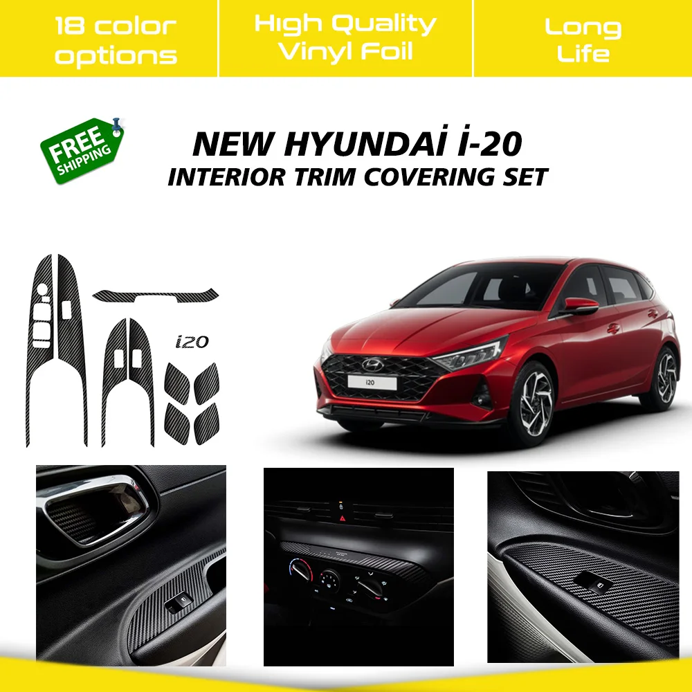 Custom Coating Set For New Hyundai i20 Custom Coating Set Adhesive Vinyl Foil Custom Cut Long Lasting Accessory Carbon Appearance
Custom Coating Set For New Hyundai i20 Custom Coating Set Adhesive Vinyl Foil Custom Cut Long Lasting Accessory Carbon Appearance