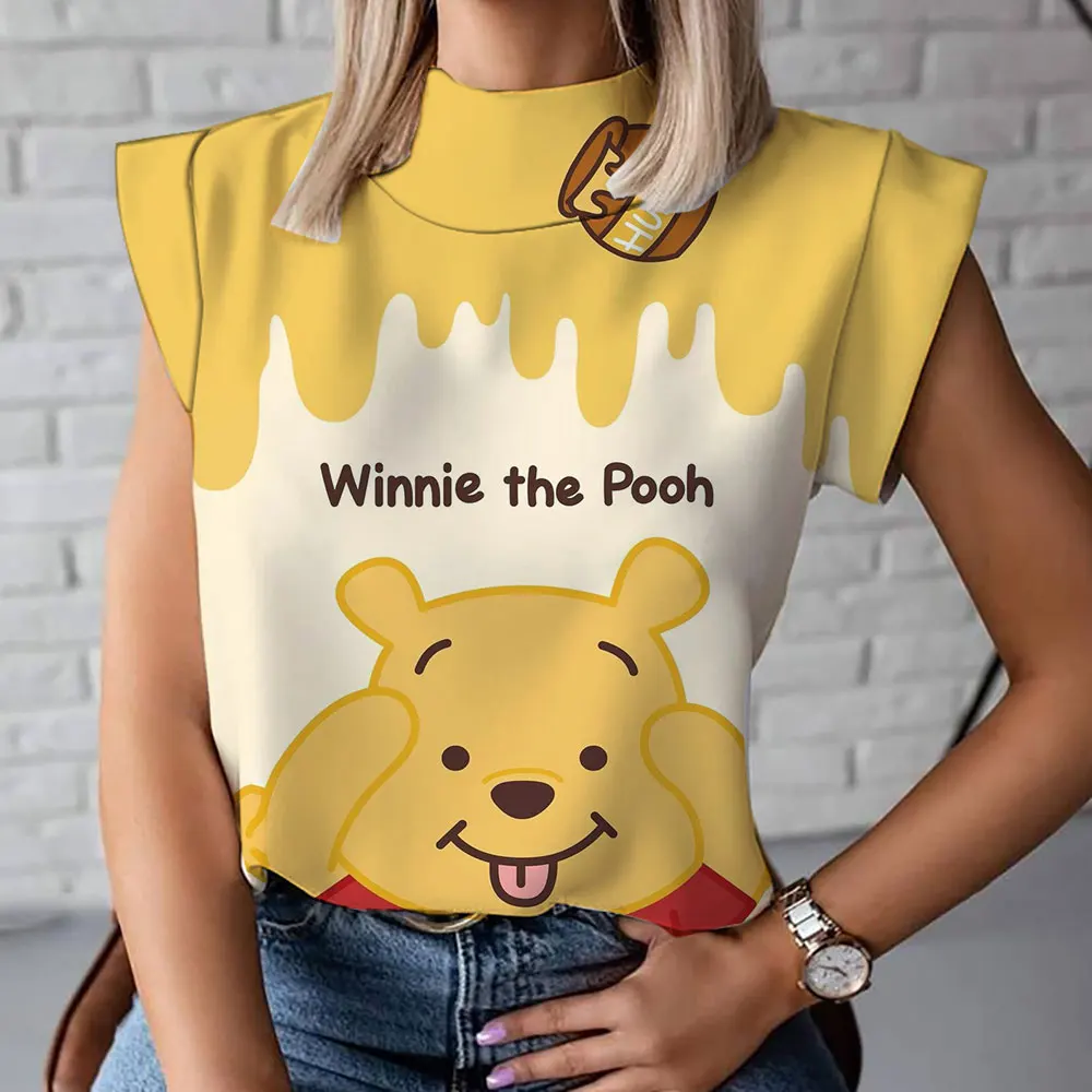 Women's New Harajuku Casual Summer Fashion Versatile Winnie the Pooh Anime Disney Print Street Turtleneck T-Shirt Tank Top 2023
Women's New Harajuku Casual Summer Fashion Versatile Winnie the Pooh Anime Disney Print Street Turtleneck T-Shirt Tank Top 2023