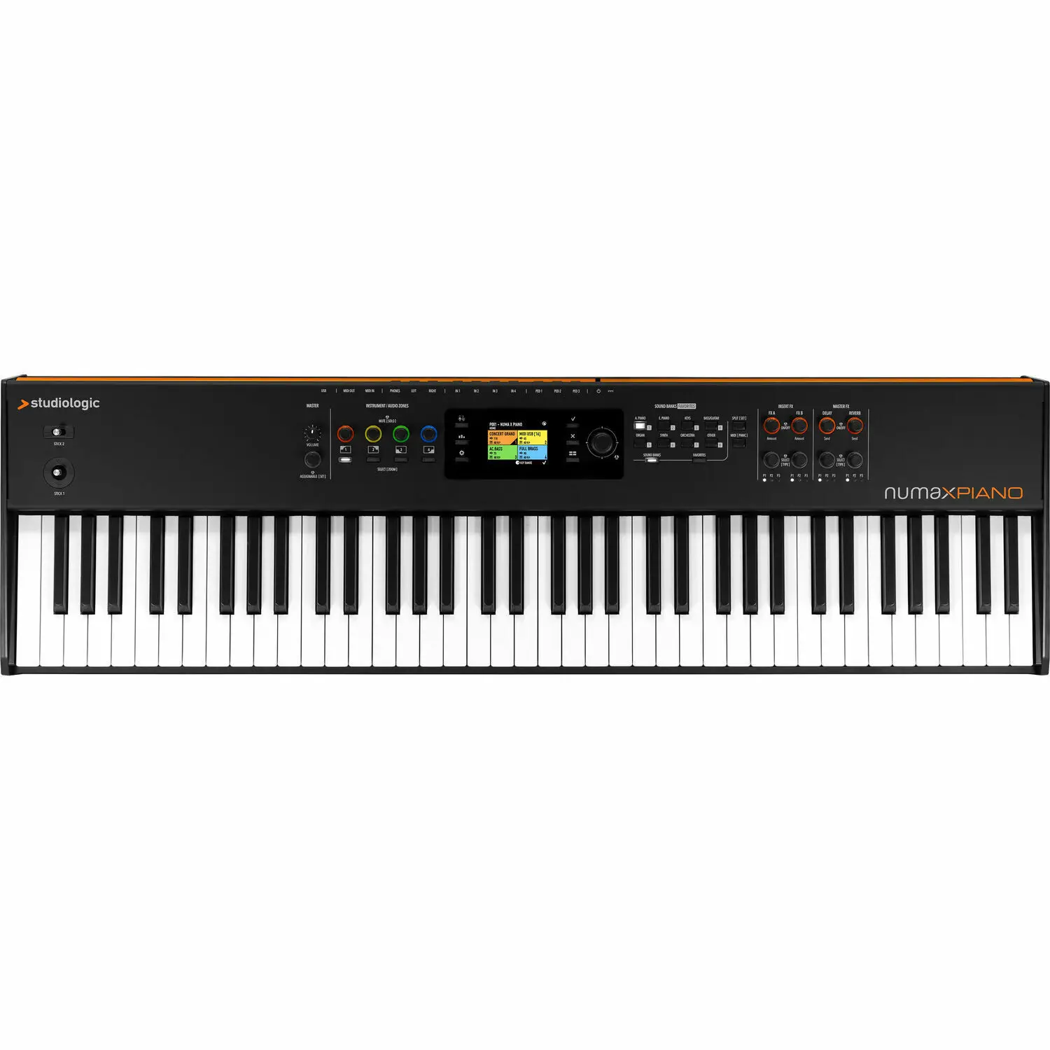 Официальная покупка 100%, получите 3 бесплатных Studiologic Numa X Piano 73, цифровое пианино с молотком, демонстрационные клавиши
Официальная покупка 100%, получите 3 бесплатных Studiologic Numa X Piano 73, цифровое пианино с молотком, демонстрационные клавиши