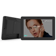 10 inch PoE industry tablet wall mounted Android 11, wIfi, RJ45, BT, VESA, customized bracket-best tablet for industrial use
