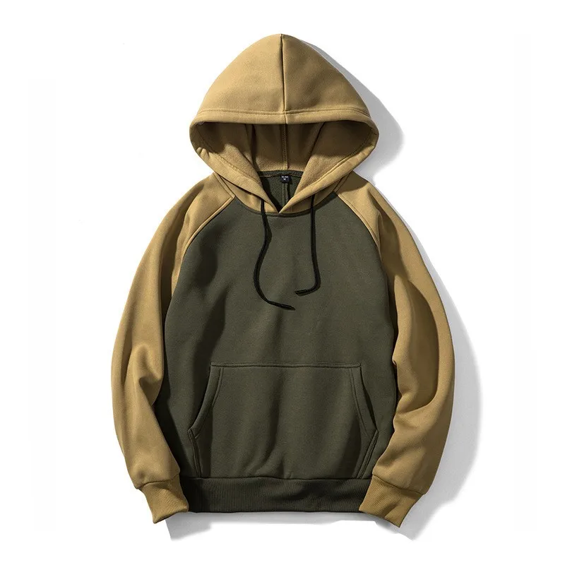 New European And American men's fashion color-block sweatshirt raglan sports couple hoodie
New European And American men's fashion color-block sweatshirt raglan sports couple hoodie