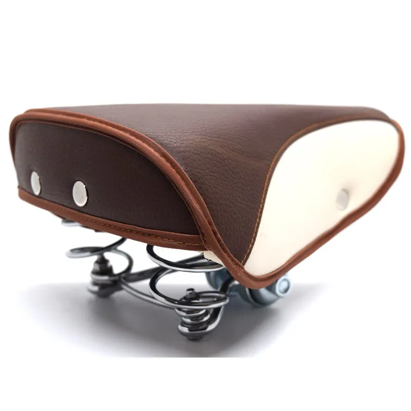 G02 Bicycle Saddle Vintage Leather Comfortable Seat Cycling Accessories Seatstay Rivet Bike Saddle
G02 Bicycle Saddle Vintage Leather Comfortable Seat Cycling Accessories Seatstay Rivet Bike Saddle