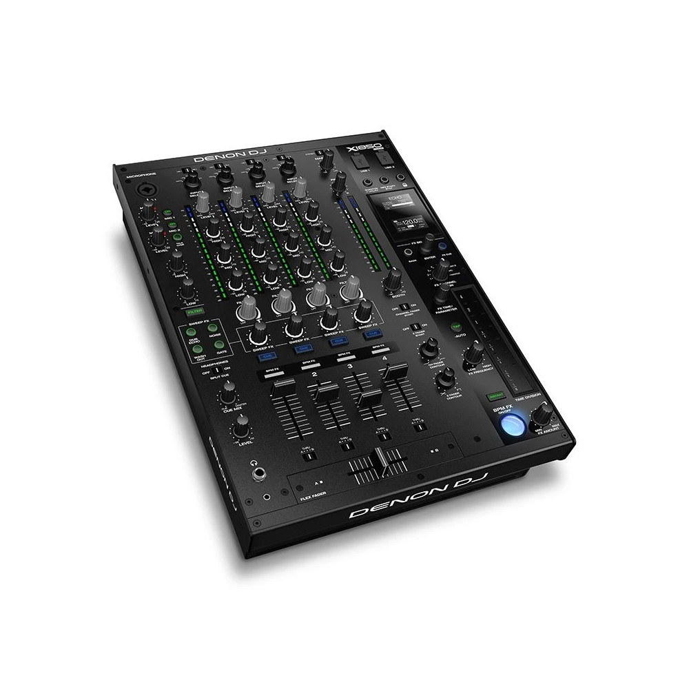 Высококачественный 4-канальный DJ-микшер Denon DJ X1850 Prime с эффектами и совместимостью Serato
Высококачественный 4-канальный DJ-микшер Denon DJ X1850 Prime с эффектами и совместимостью Serato
