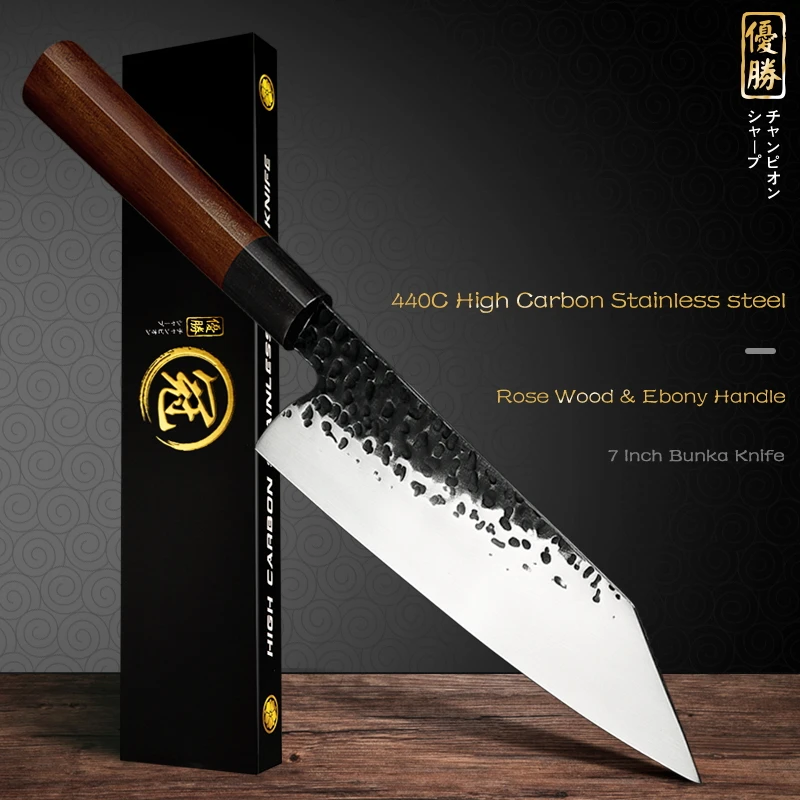 

Японские кухонные ножи 7 дюймов, нож шеф-повара, универсальный инструмент для готовки, нарезки мясника, домашний инструмент, кухонная утварь для резки мяса, новинка
