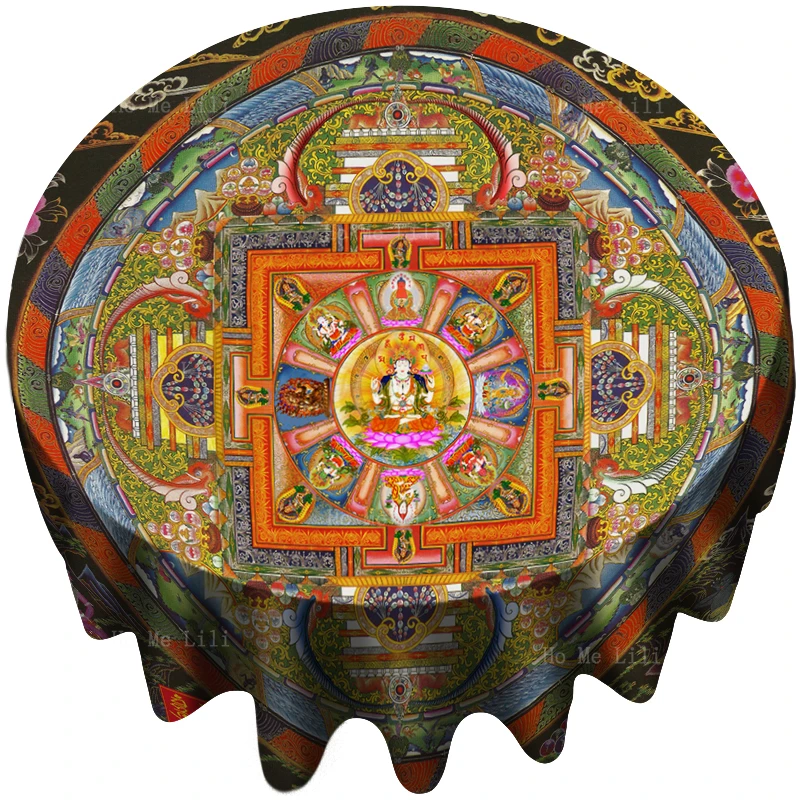 Ancient Egyptian Mystery Abstract Vintage Hinduism Dharma Buddha Four Armed Guanyin Altar Round Tablecloth By Ho Me Lili
Ancient Egyptian Mystery Abstract Vintage Hinduism Dharma Buddha Four Armed Guanyin Altar Round Tablecloth By Ho Me Lili