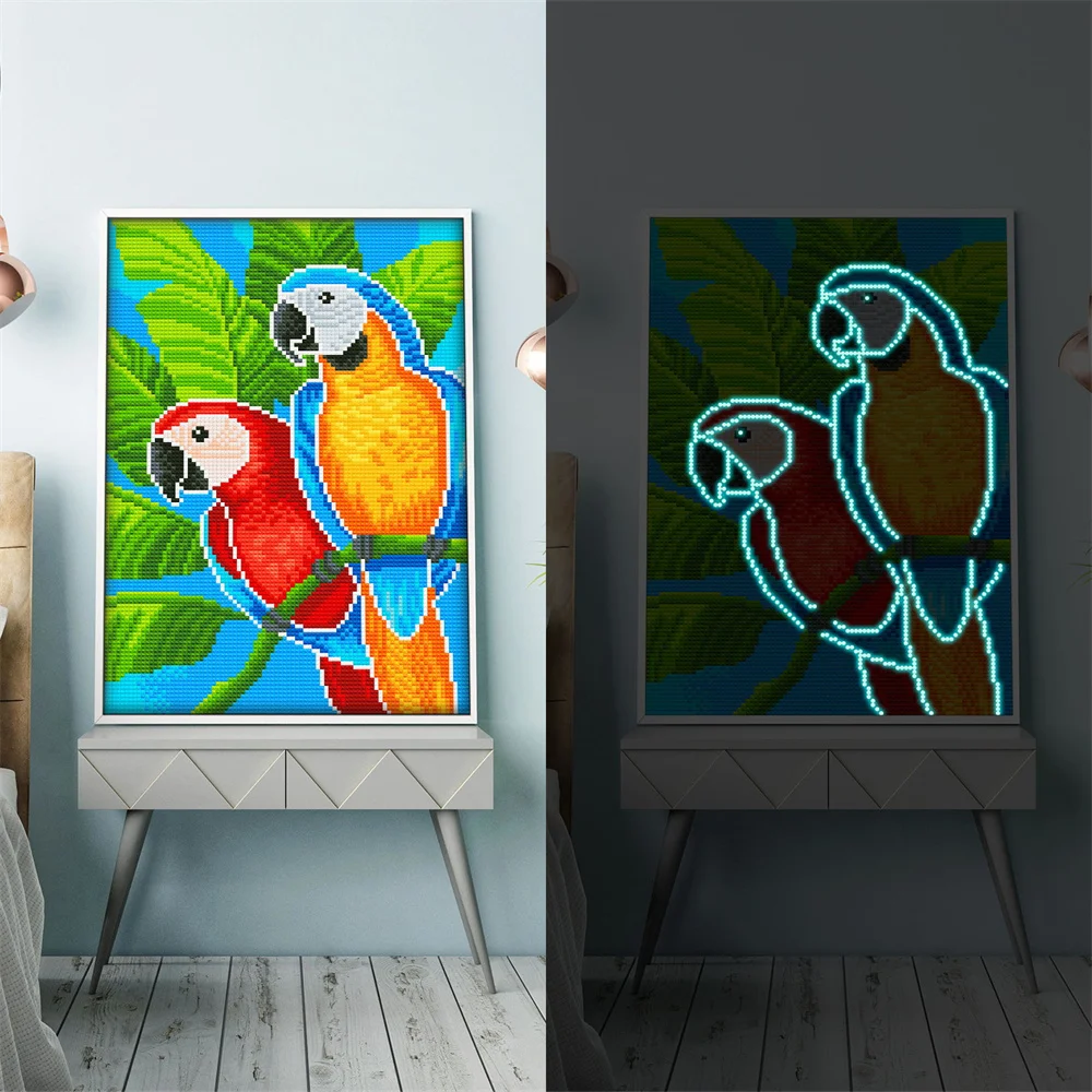 New luminous diamond painting glow in the dark 5D point diamond elephant butterfly flowers bird modern decorative painting
New luminous diamond painting glow in the dark 5D point diamond elephant butterfly flowers bird modern decorative painting