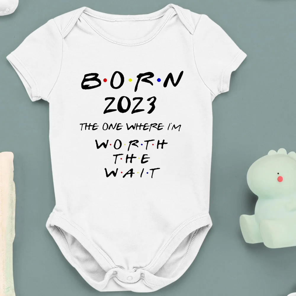 Short Sleeve Romper Jumpsuit Text Print Newborn Bodysuit Simple Style Baby Clothes 0-24M Comfortable Cute Round Neck Casual New
Short Sleeve Romper Jumpsuit Text Print Newborn Bodysuit Simple Style Baby Clothes 0-24M Comfortable Cute Round Neck Casual New