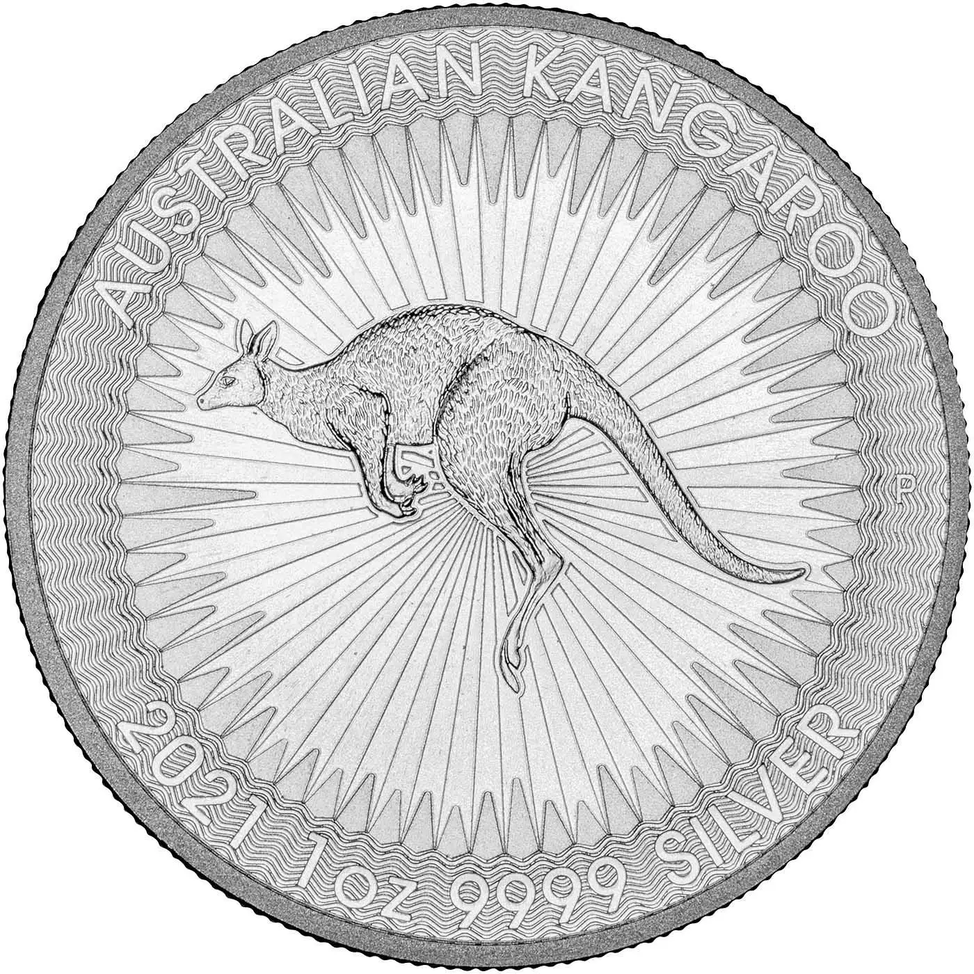 

2021 Australia Kangaroo Challenge Coin 1OZ 999 Fine Silver Plated Coin Elizabeth II Commemorative Coins Collectible Gifts