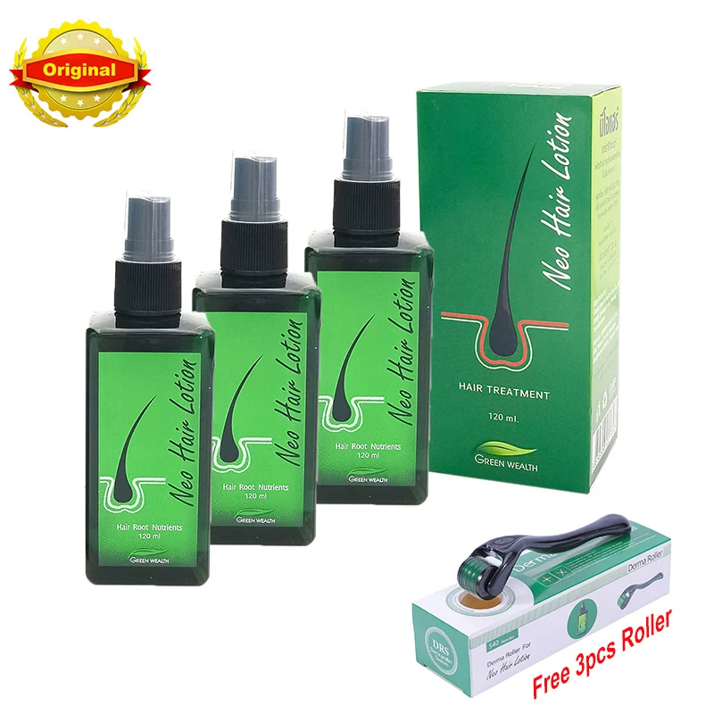 3 Pcs Neo Hair Lotion 120ml Hair Treatment Hair Root Nutrients Anti-Loss Beard Regrowth Original Thailand Hair Growth Products
3 Pcs Neo Hair Lotion 120ml Hair Treatment Hair Root Nutrients Anti-Loss Beard Regrowth Original Thailand Hair Growth Products