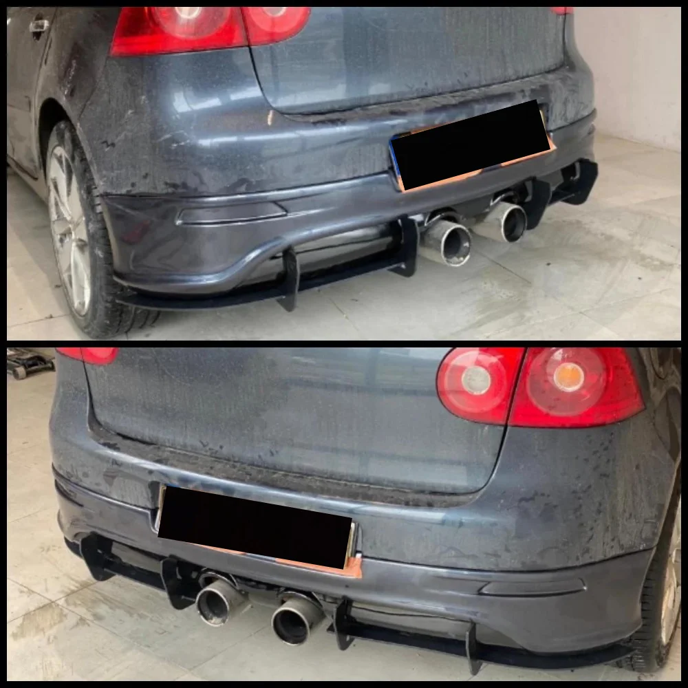 Car Rear Bumper Diffuser Lip For Volkswagse Golf MK5 R32 Piano Black Rear Bumper Protector Rear Side Splitters Lip 6pcs 
Car Rear Bumper Diffuser Lip For Volkswagse Golf MK5 R32 Piano Black Rear Bumper Protector Rear Side Splitters Lip 6pcs