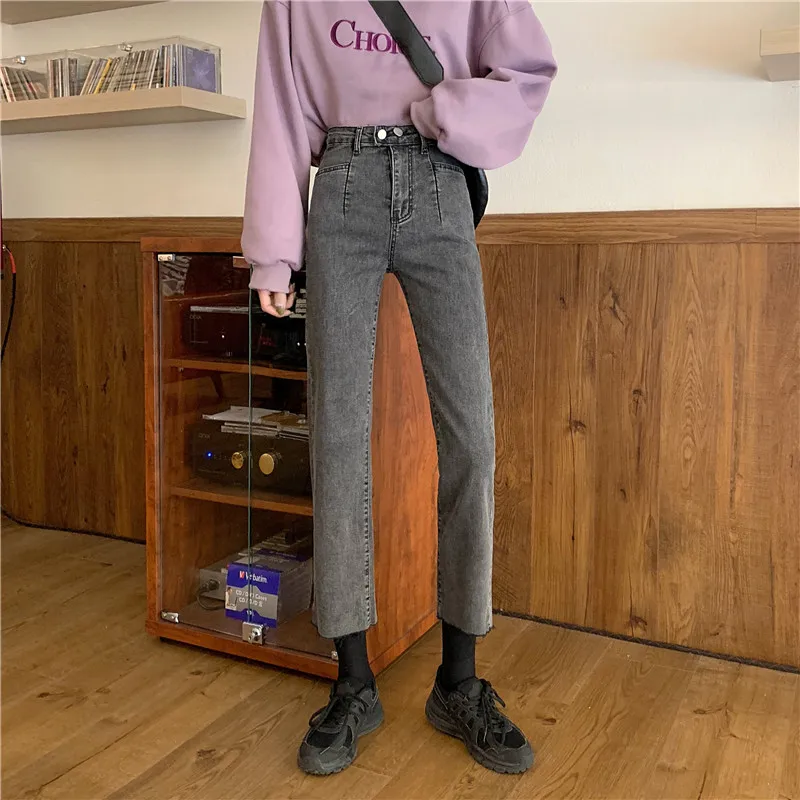 Straight leg baggy jeans high-waisted thin pipe jeans women's jeans Sexy show thin
Straight leg baggy jeans high-waisted thin pipe jeans women's jeans Sexy show thin