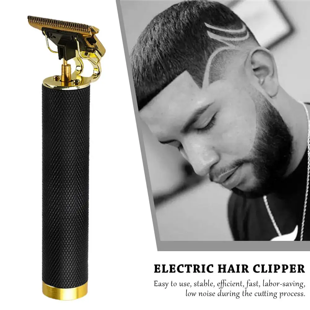 

Перезаряжаемая быстрая электрическая машинка для стрижки бороды с ЖК-дисплеем, мужские инструменты для стрижки волос с Т-образным лезвием