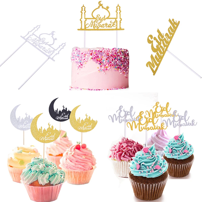 1/10pcs Eid Mubarak Cake Topper Ramadan Cake Topper Muslim Islamic Festive Party Event Cakes Decoration Gold Silver Baking Tools
1/10pcs Eid Mubarak Cake Topper Ramadan Cake Topper Muslim Islamic Festive Party Event Cakes Decoration Gold Silver Baking Tools