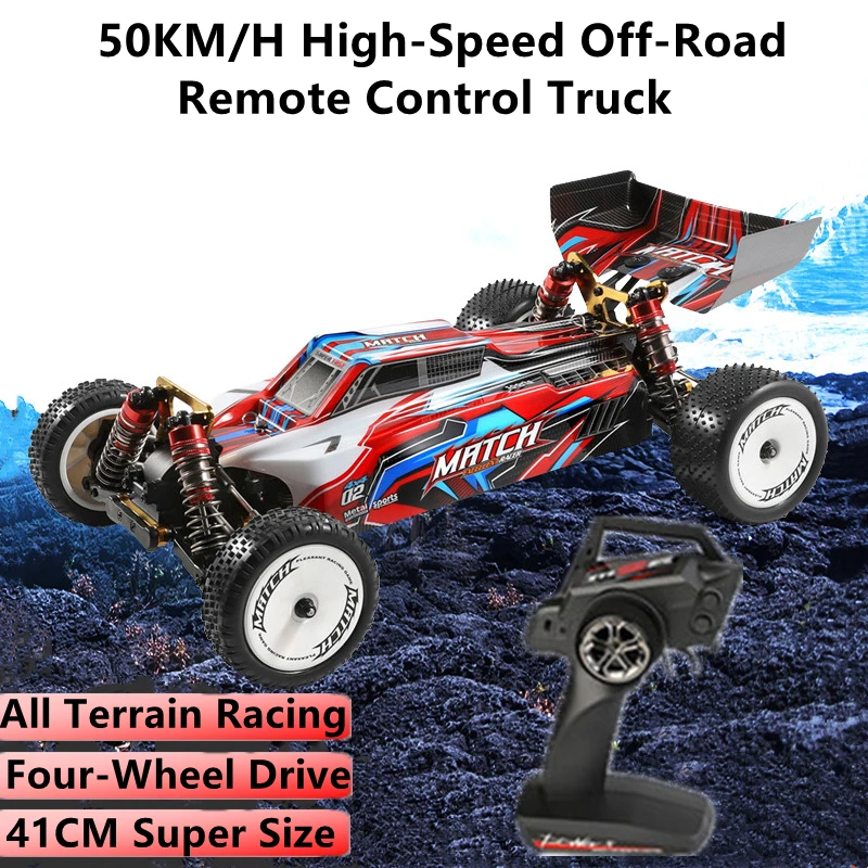 Full Simulation Design 1:10 4WD Remote Control Buggy Toy 50KM/H 41CM Size All-Terrain Racing Steer Adjustment Alloy Gear RC Car
Full Simulation Design 1:10 4WD Remote Control Buggy Toy 50KM/H 41CM Size All-Terrain Racing Steer Adjustment Alloy Gear RC Car