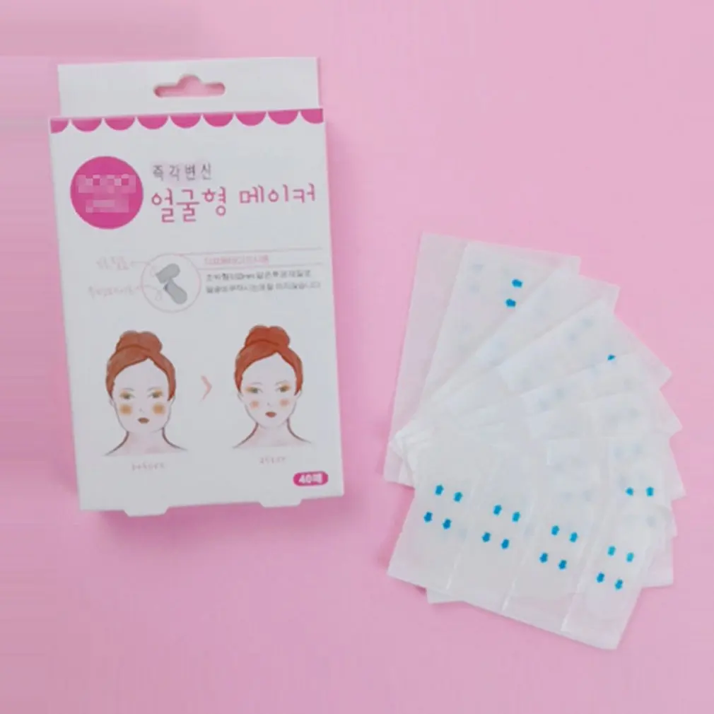 40 pcs/box Invisible Thin Face facial Stickers Facial Line Wrinkle Sagging Skin V-Shape Face Lift Tape Scotch for Face
40 pcs/box Invisible Thin Face facial Stickers Facial Line Wrinkle Sagging Skin V-Shape Face Lift Tape Scotch for Face