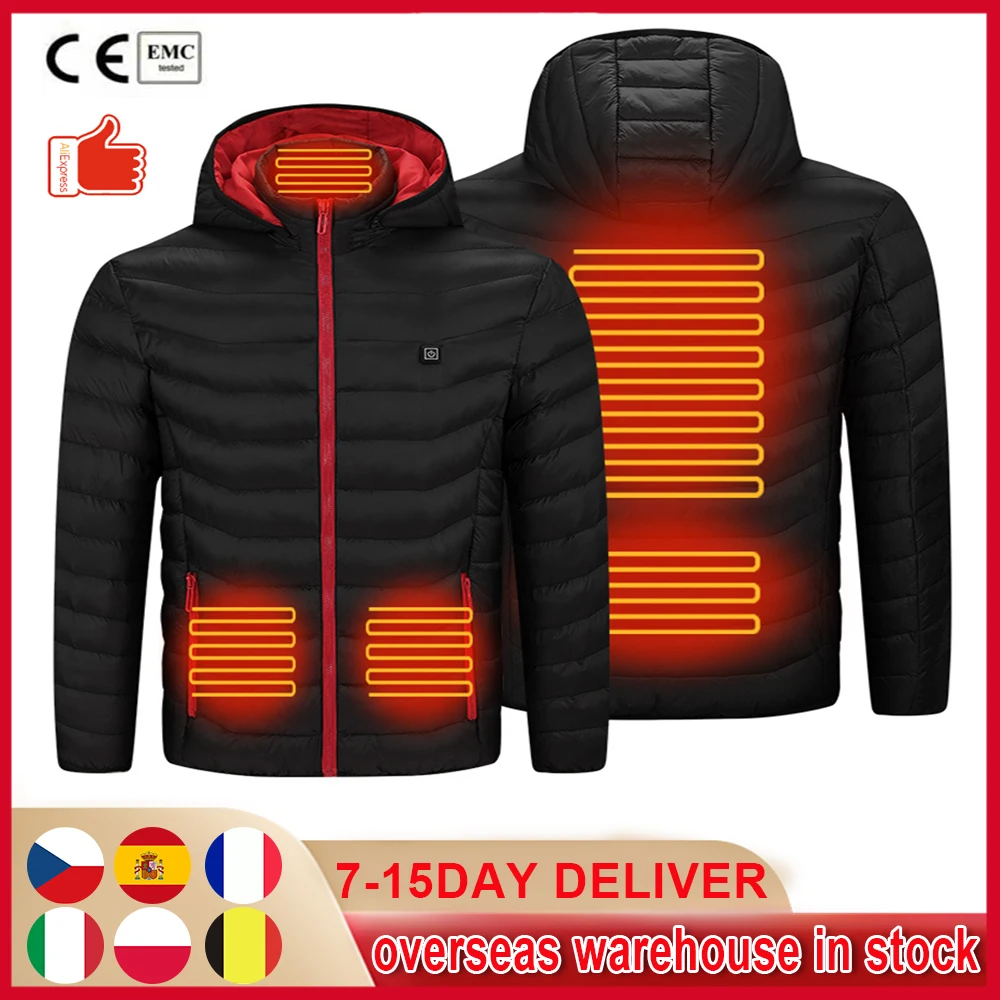 2022 New Men Winter Warm USB Heating Jackets Smart Thermostat Pure Color Hooded Heated Clothing Coat Waterproof Warm Jackets
2022 New Men Winter Warm USB Heating Jackets Smart Thermostat Pure Color Hooded Heated Clothing Coat Waterproof Warm Jackets