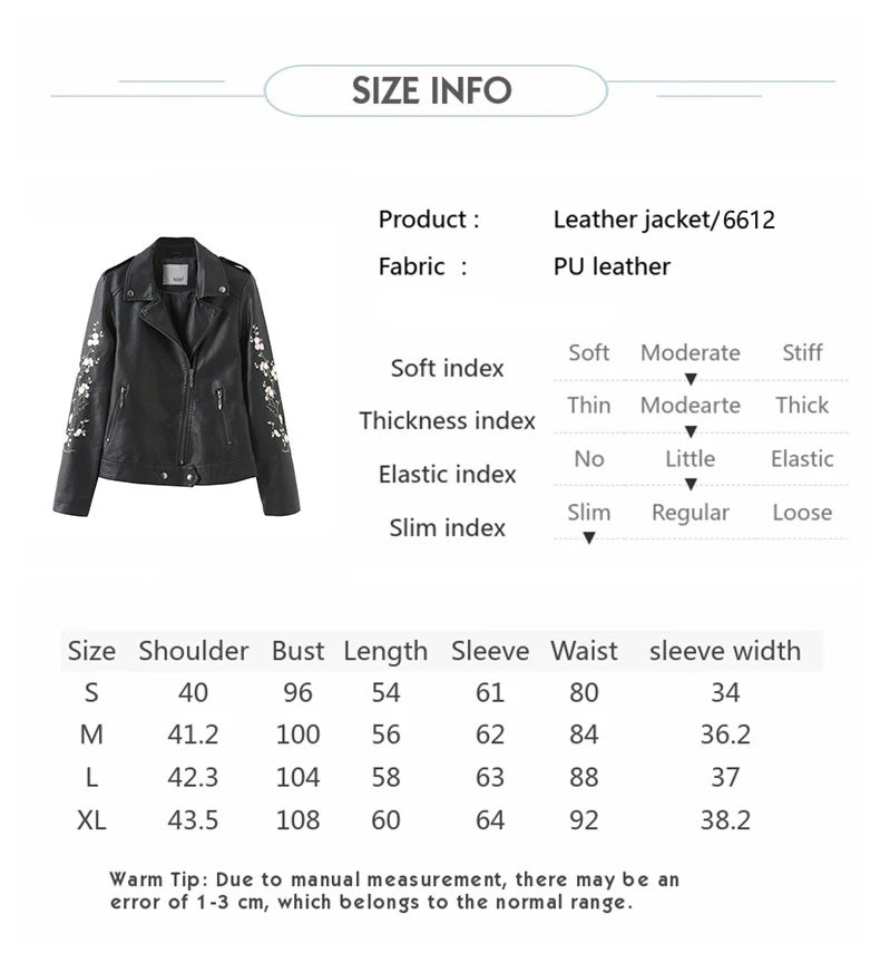 Femme Women's Leather Jackets Motorcycle Street dress Fashion Biker PU Solid Short Fake Pu Coats | Женская одежда