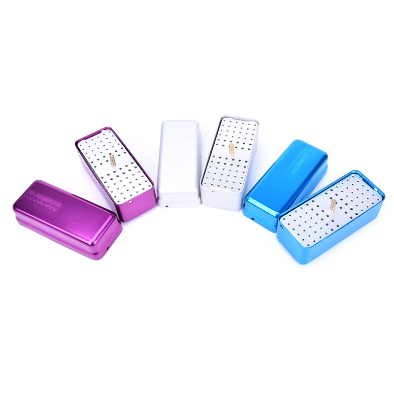 1pcs Aluminum Dental Disinfection Box Autoclave Sterilizer Case Burs Endo Files Holder 72 Holes For Burs Dentist Lab Instrument
1pcs Aluminum Dental Disinfection Box Autoclave Sterilizer Case Burs Endo Files Holder 72 Holes For Burs Dentist Lab Instrument