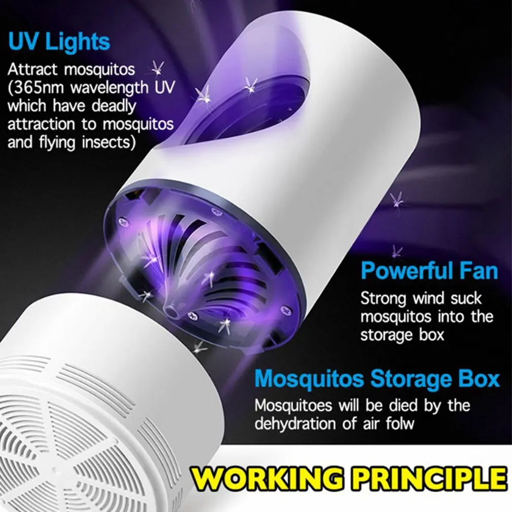 New LED Mosquito Killing Lamp USB Powered Centrifugal Pressure Low DB Mosquito Killer 368nm Ultraviolet Light Mosquito Trap Lamp
New LED Mosquito Killing Lamp USB Powered Centrifugal Pressure Low DB Mosquito Killer 368nm Ultraviolet Light Mosquito Trap Lamp