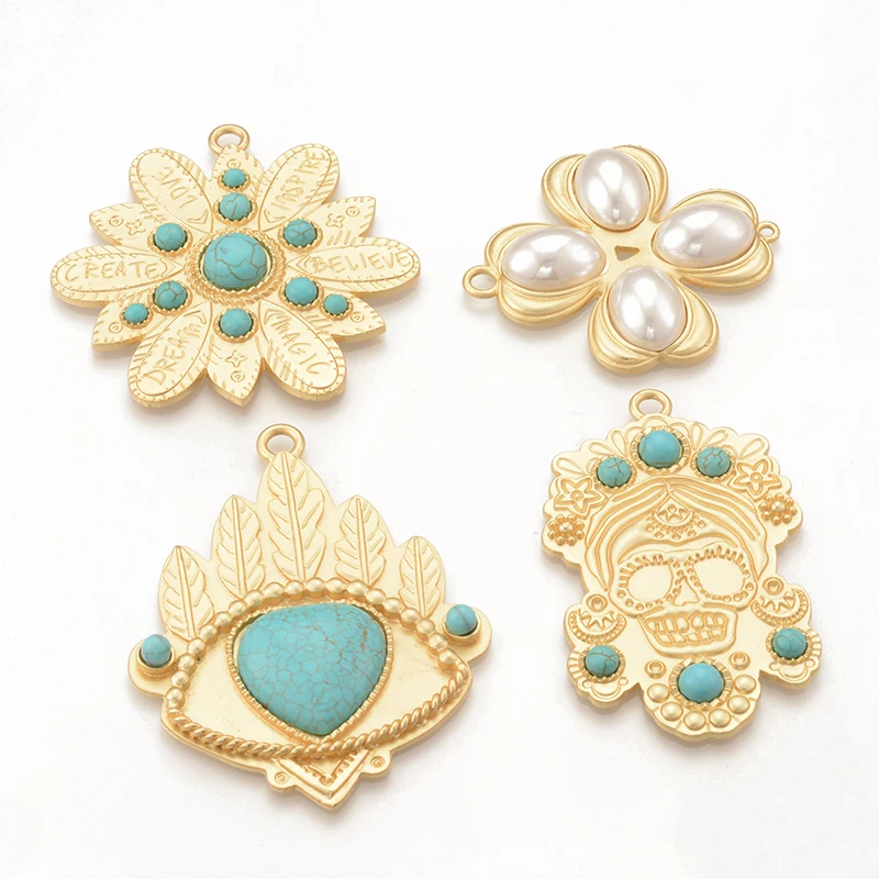 2 PCS Jewelry Making Fashion Zinc Alloy Color Retention Earrings Gold Based Pendant Dangle For Women Bohemian Beach Summer
2 PCS Jewelry Making Fashion Zinc Alloy Color Retention Earrings Gold Based Pendant Dangle For Women Bohemian Beach Summer