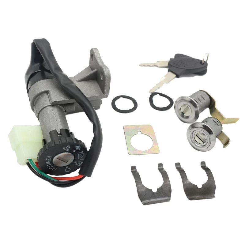 Motorcycle Ignition Switch Key Lock Set for 50Cc 150Cc GY6 Scooter Moped Taotao Jonway Roketa
Motorcycle Ignition Switch Key Lock Set for 50Cc 150Cc GY6 Scooter Moped Taotao Jonway Roketa
