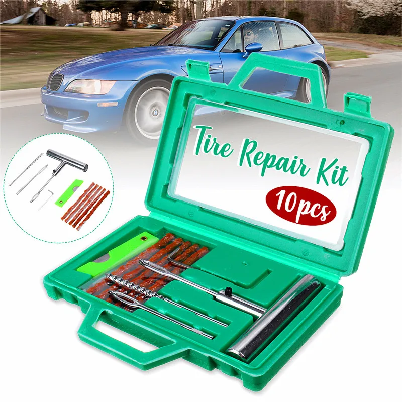 10pcs/ Tire Repair Kit Diagnostic Motorcycle Tools Tubeless Tire Repair Kit Car Van Vehicle Wheel Tire Puncture Mending Tools
10pcs/ Tire Repair Kit Diagnostic Motorcycle Tools Tubeless Tire Repair Kit Car Van Vehicle Wheel Tire Puncture Mending Tools