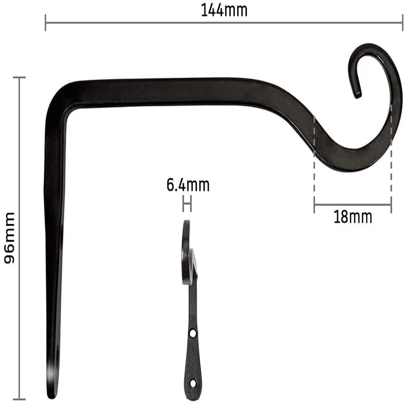 2PCS Metal Wall Hook Solar Night Light Wall Lamp Hanging Plant Flowerpot Hanger Bracket Storage Hook Shelf For Home Garden Decor
2PCS Metal Wall Hook Solar Night Light Wall Lamp Hanging Plant Flowerpot Hanger Bracket Storage Hook Shelf For Home Garden Decor