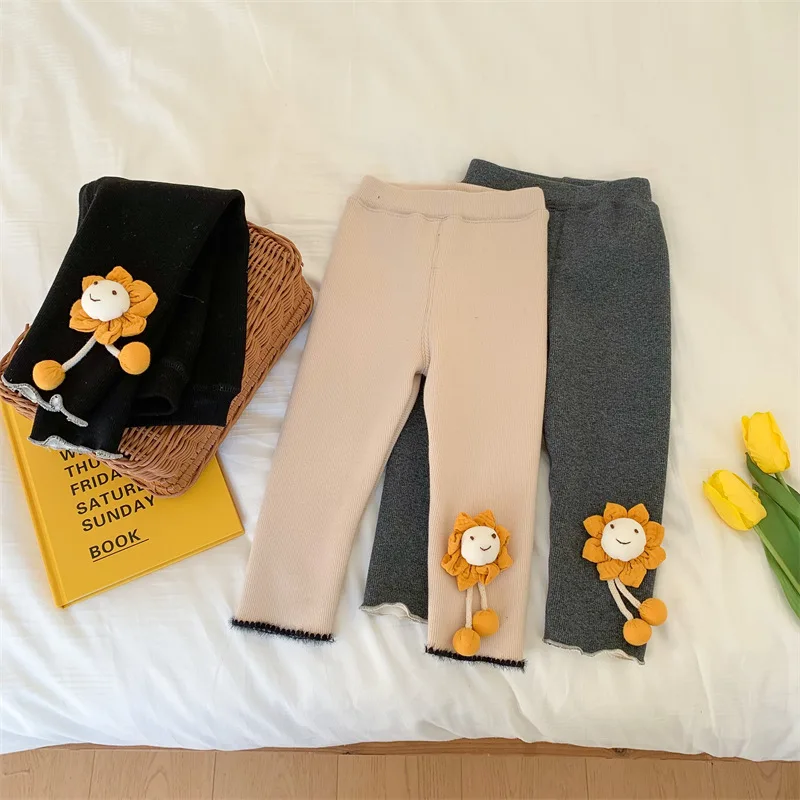 Autumer Winter New Kids Clothes Fur Lining Girls Leggings Sun Flower Girl Pants Korean Children Legging
Autumer Winter New Kids Clothes Fur Lining Girls Leggings Sun Flower Girl Pants Korean Children Legging