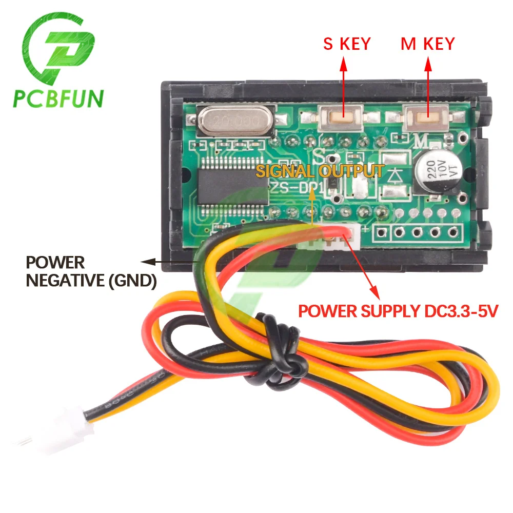 DC 3.3V-5V Digital Speedometer Brushless Motor Dedicated Tachometer 0.15HZ—100KHZ Frequency Meter Digital Meter
DC 3.3V-5V Digital Speedometer Brushless Motor Dedicated Tachometer 0.15HZ—100KHZ Frequency Meter Digital Meter