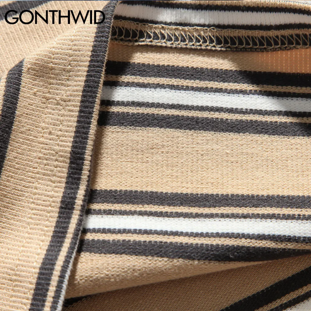 GONTHWID Tees Shirts Harajuku Bear Print Front Pockets Stripes Long Sleeve Tshirts Streetwear Hip Hop Hipster Casual Loose Tops
GONTHWID Tees Shirts Harajuku Bear Print Front Pockets Stripes Long Sleeve Tshirts Streetwear Hip Hop Hipster Casual Loose Tops