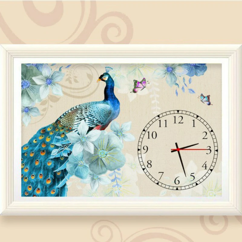 Diamond Embroidery Mosaic Painting Cross Stitch Full Blue Peacock Wall Clock Meter Box Decorative Painting DIY 5D/3D Sale Gift
Diamond Embroidery Mosaic Painting Cross Stitch Full Blue Peacock Wall Clock Meter Box Decorative Painting DIY 5D/3D Sale Gift