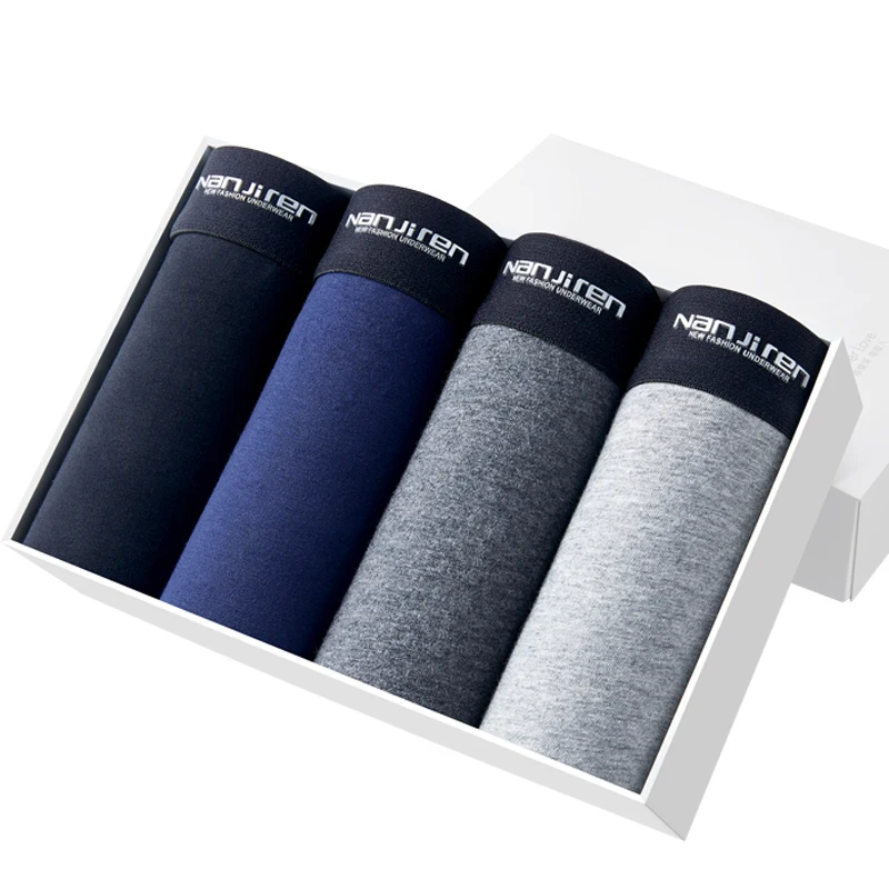 4pcs/lot Mens Underwear Boxers Cotton Boxershorts Loose Men Brand Underpants Male Panties Breathable Fashion for Man
4pcs/lot Mens Underwear Boxers Cotton Boxershorts Loose Men Brand Underpants Male Panties Breathable Fashion for Man