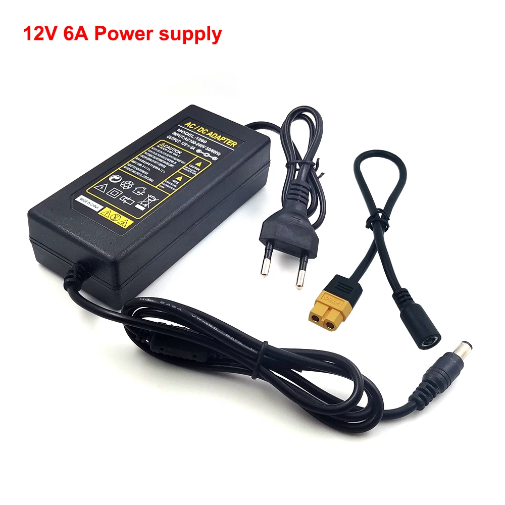 72W 12V 6A lighting transformers Power Supply Adapter Converter For Smart Balance Charger AC100-240V Input
72W 12V 6A lighting transformers Power Supply Adapter Converter For Smart Balance Charger AC100-240V Input